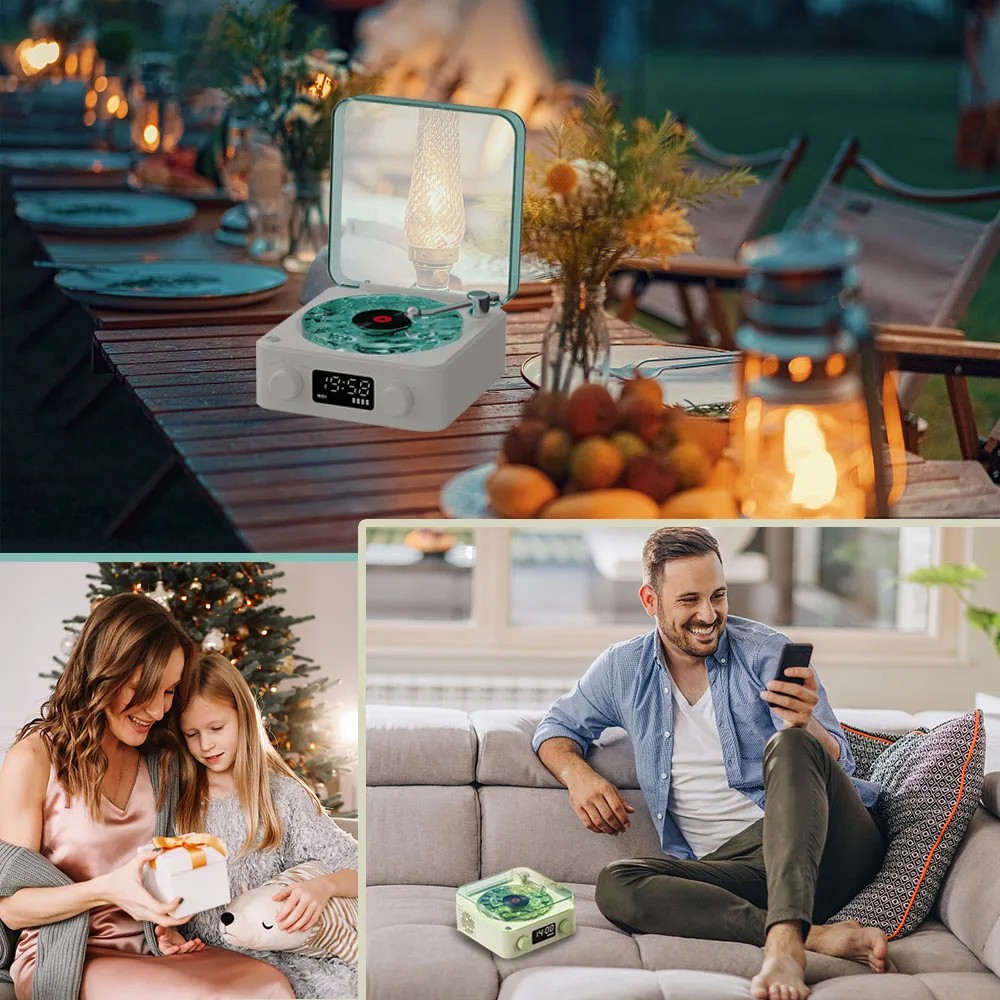 Waves Vinyl Bluetooth Speaker