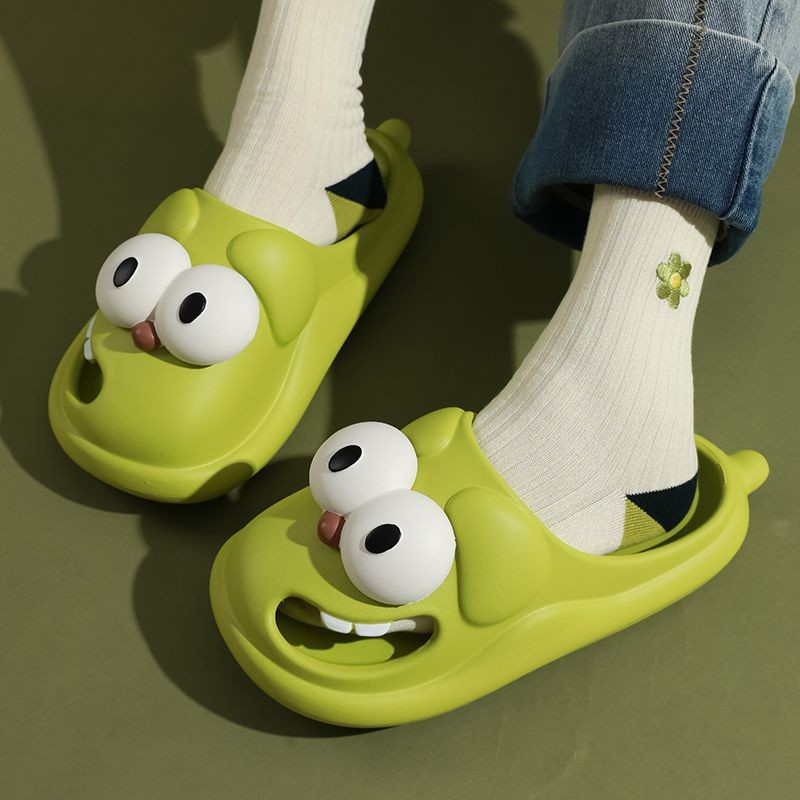 Big Eye Dog House Slippers