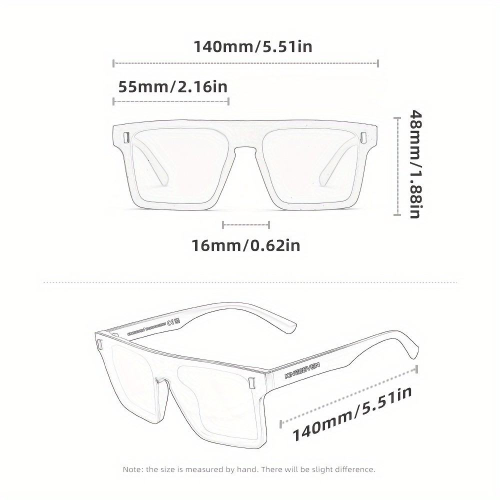 KINGSEVEN Dreamy Style Square Polarized Glasses
