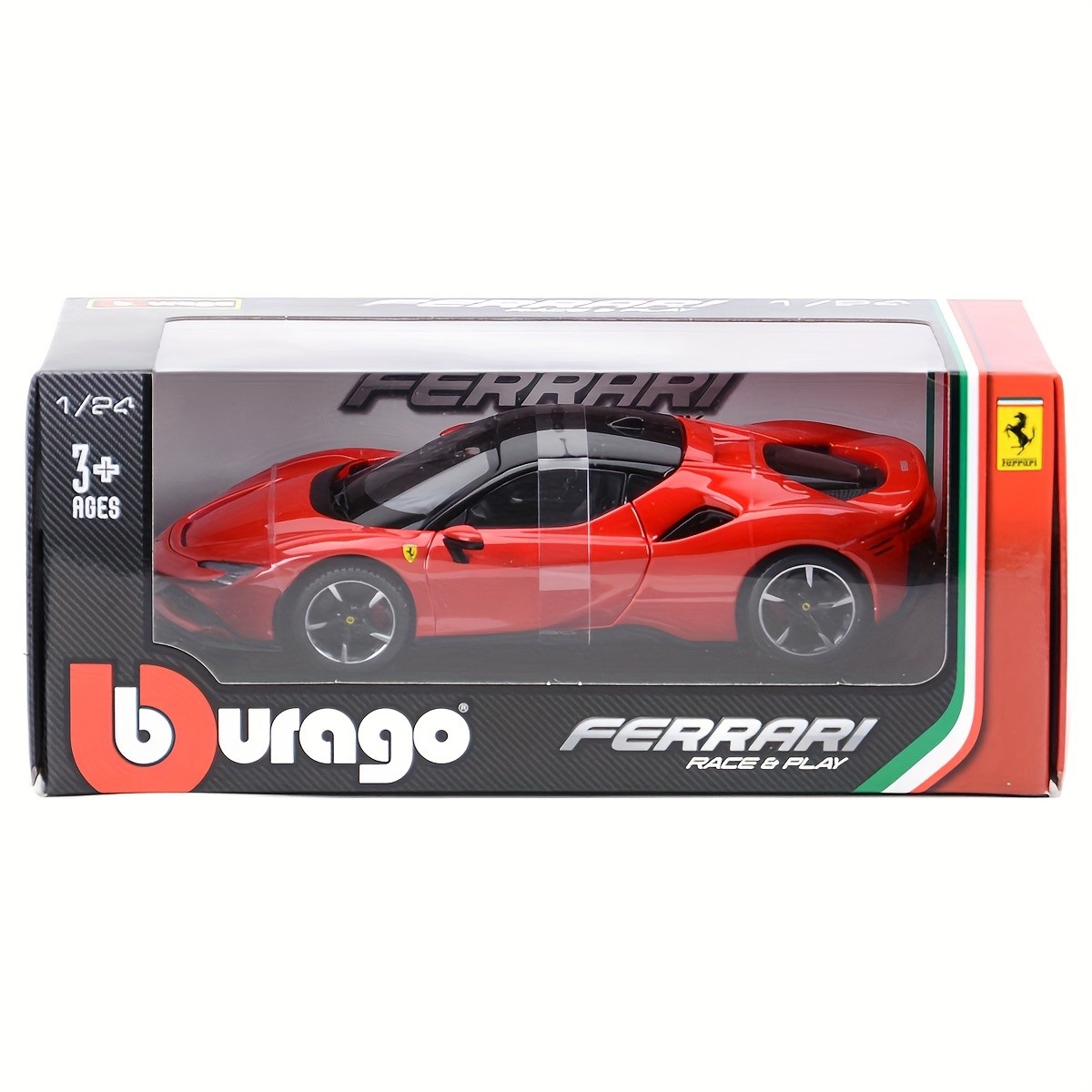Burago 1:24 Scale Ferrari SF90 Stradale Diecast Model Car