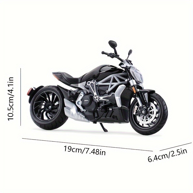 Maisto 1:12 Scale Ducati X Diavel S Die-Cast Collectible Motorcycle Model