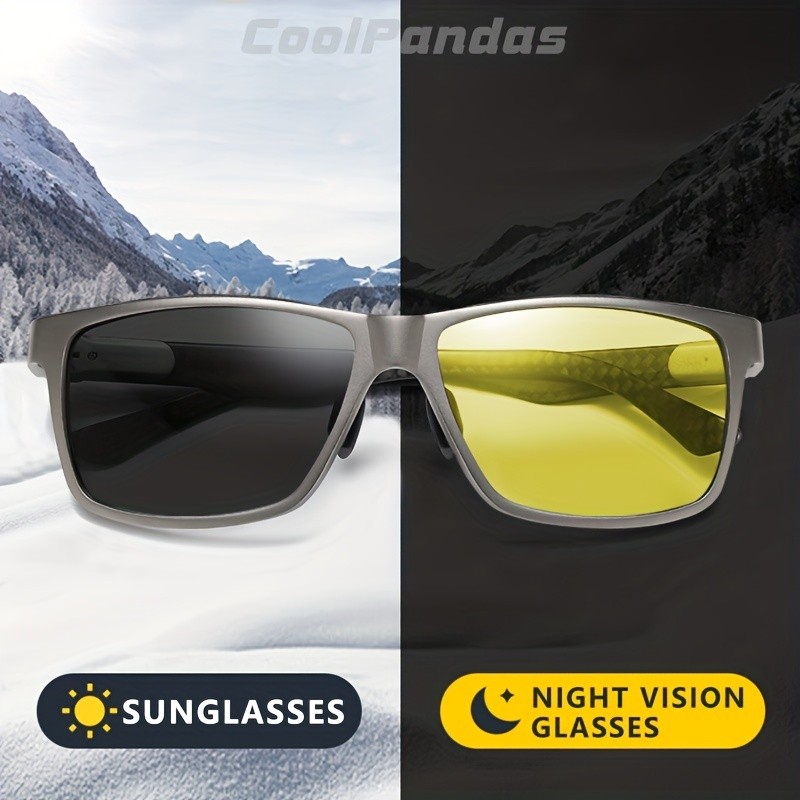 High-Quality Square Photochromic Sunglasses
