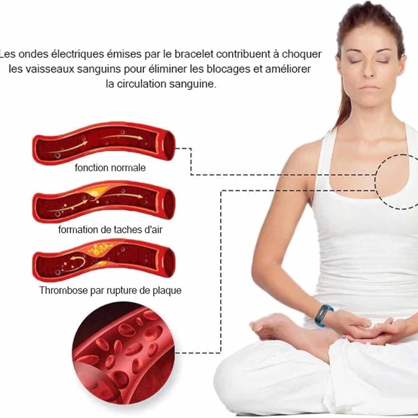 Ultrasonic Body Shape Wristband