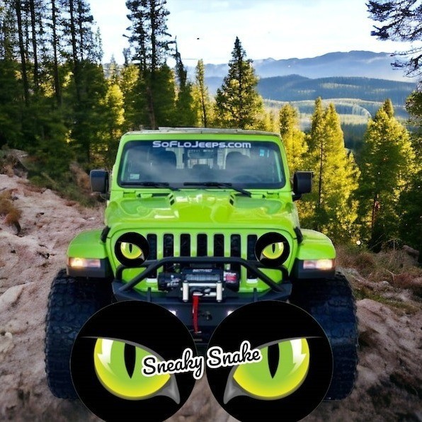 Beast Eyes Headlight Decals