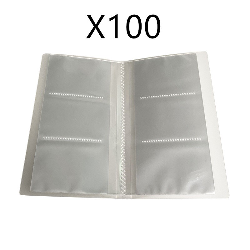 Transparent Jewellery Storage Book Set