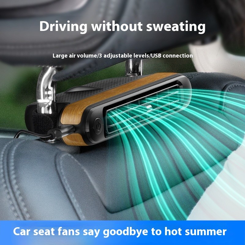 Car Rear Seat Cooling Fan