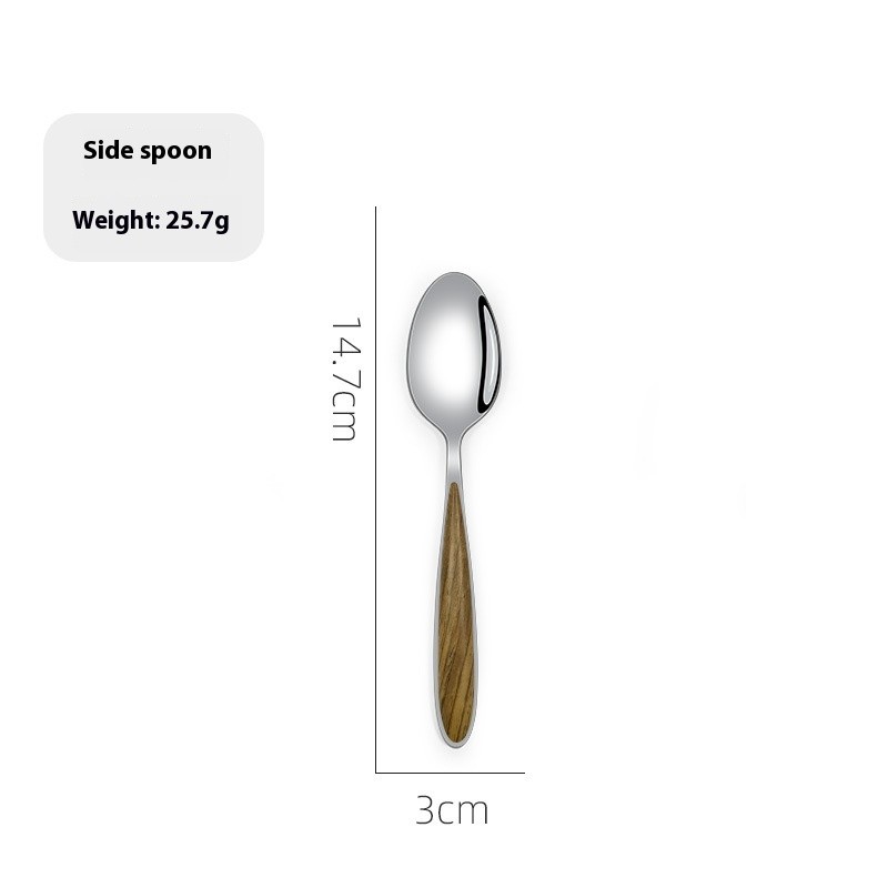 Stainless Steel Western Tableware Steak Knife, Fork And Spoon Suit