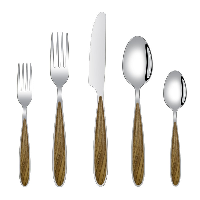 Stainless Steel Western Tableware Steak Knife, Fork And Spoon Suit