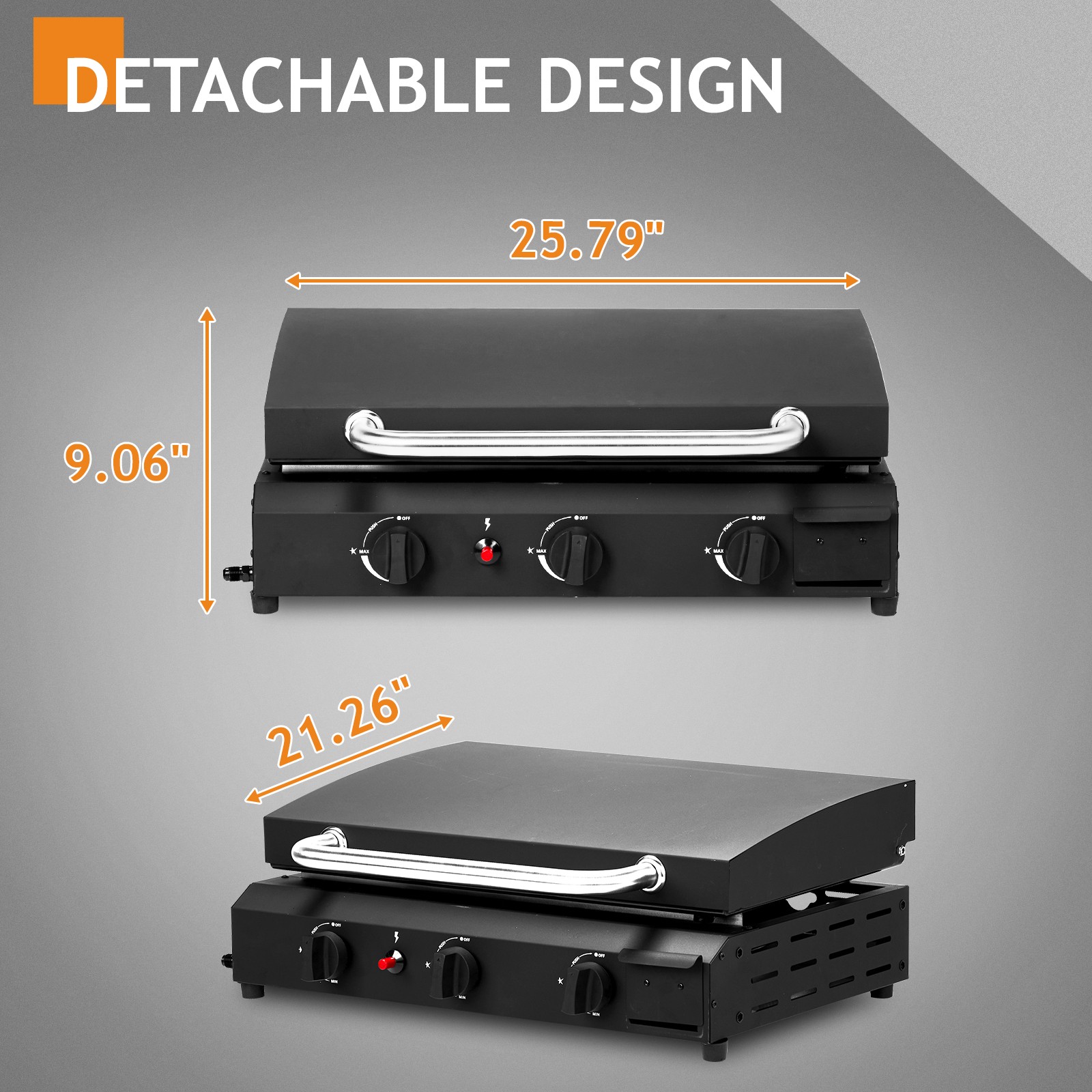Black Tabletop Gas Grill