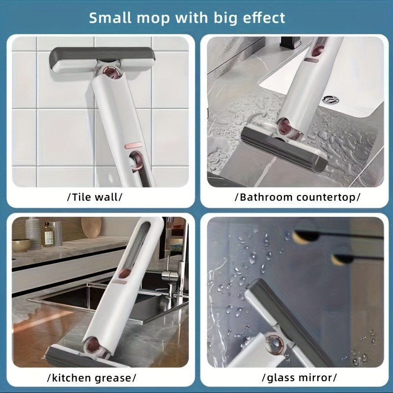 Powerful Squeeze Folding Mini Mop