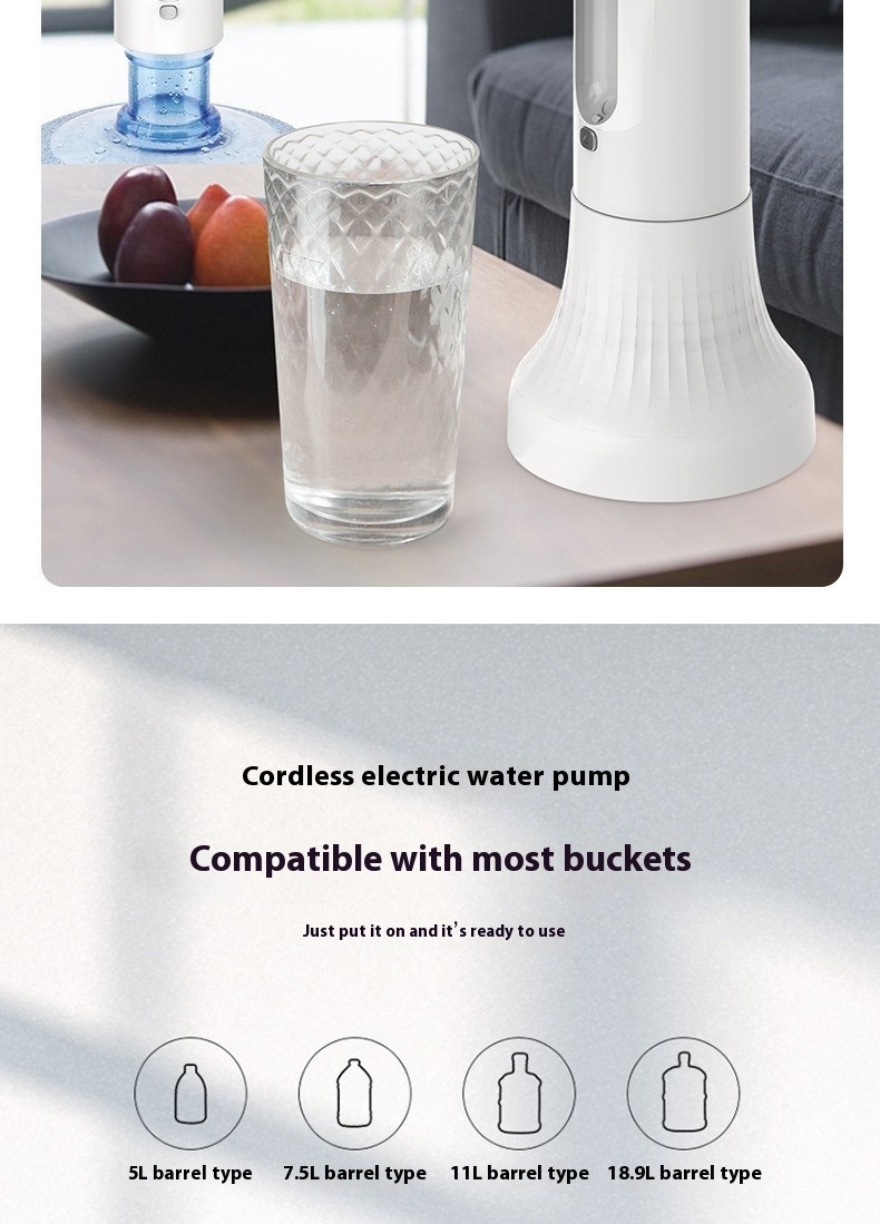 Universal 2-5 Gallon Bottle Automatic Water Dispenser Pump