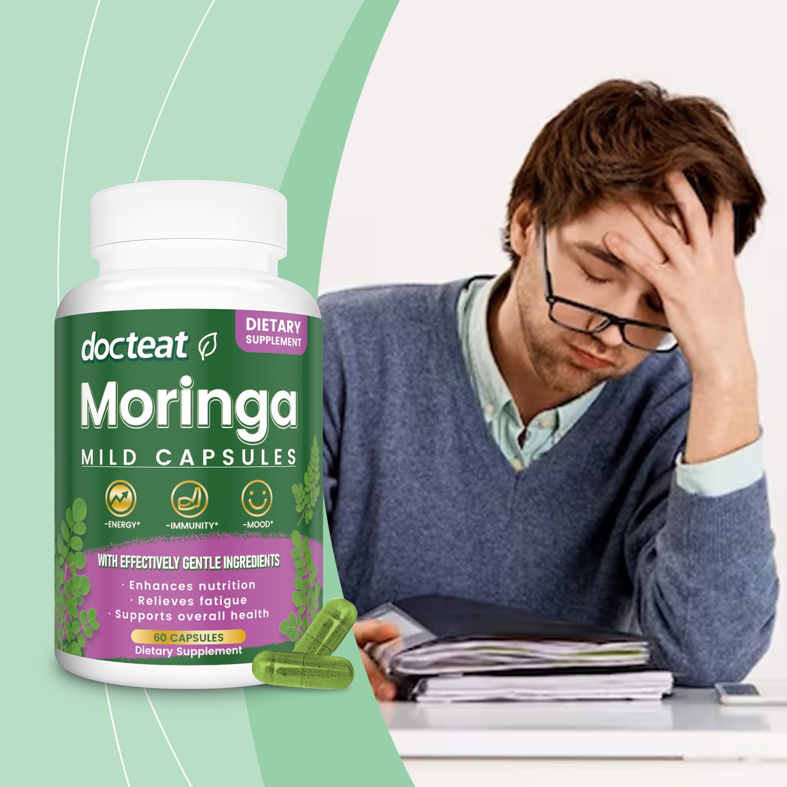 docteat Moringa Mild Capsules  Boost Your Health Naturally