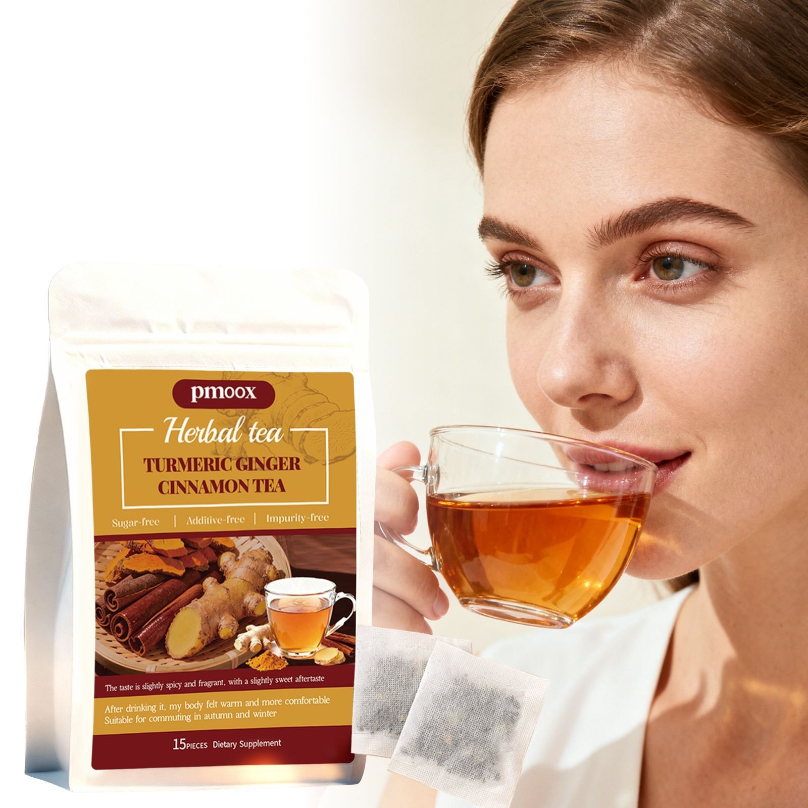 Turmeric Ginger Cinnamon Tea  Natural Wellness in Every Sip