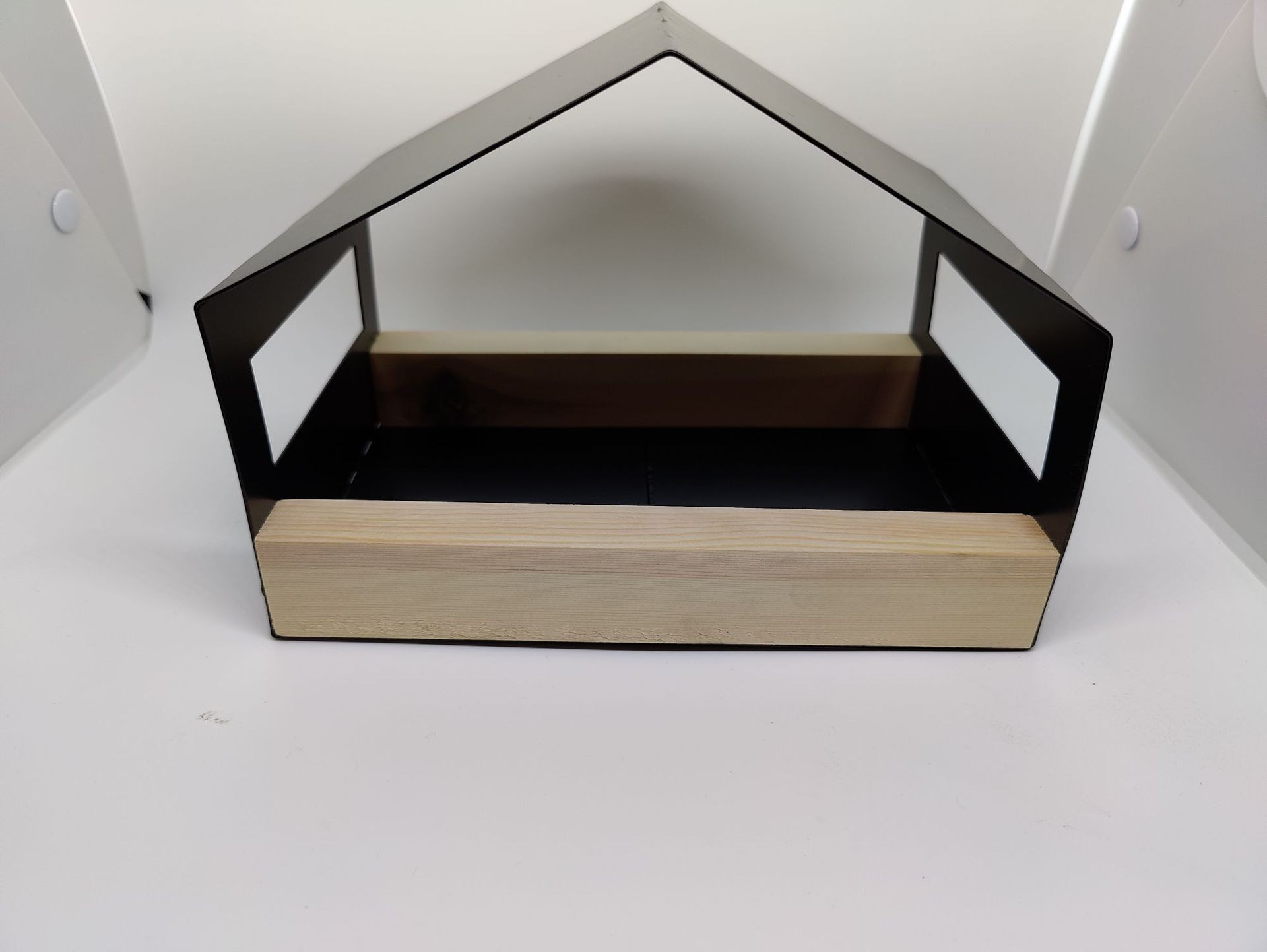 Hanging Bird Feeder for Garden with Roof