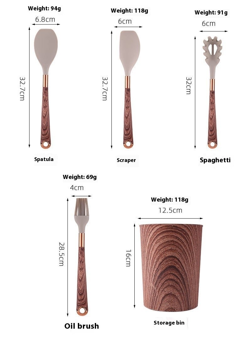 Silicone Kitchenware Set 11-piece