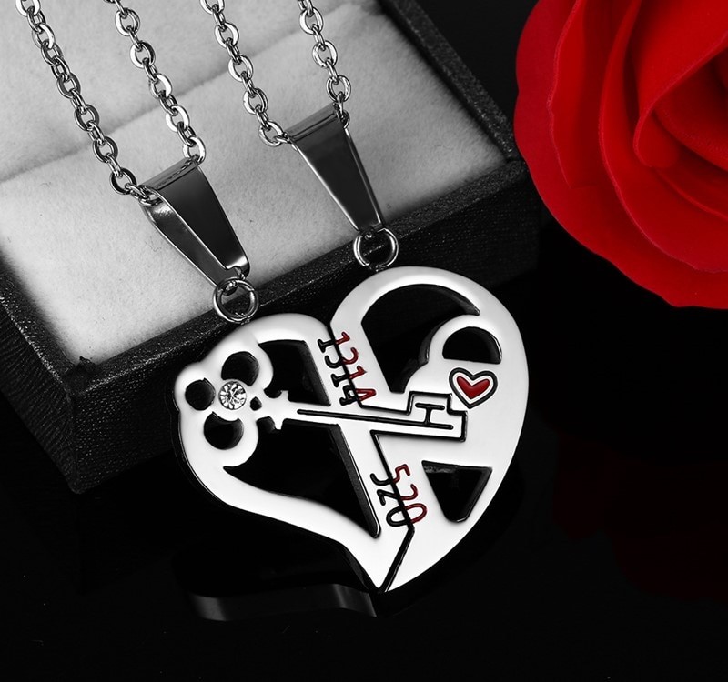 Pendant Love Necklace Set