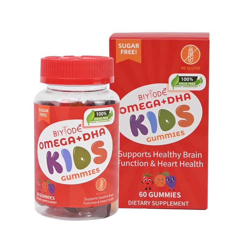 Omega + DHA Kids Gummies Sugar-Free Daily Support for Growing Minds