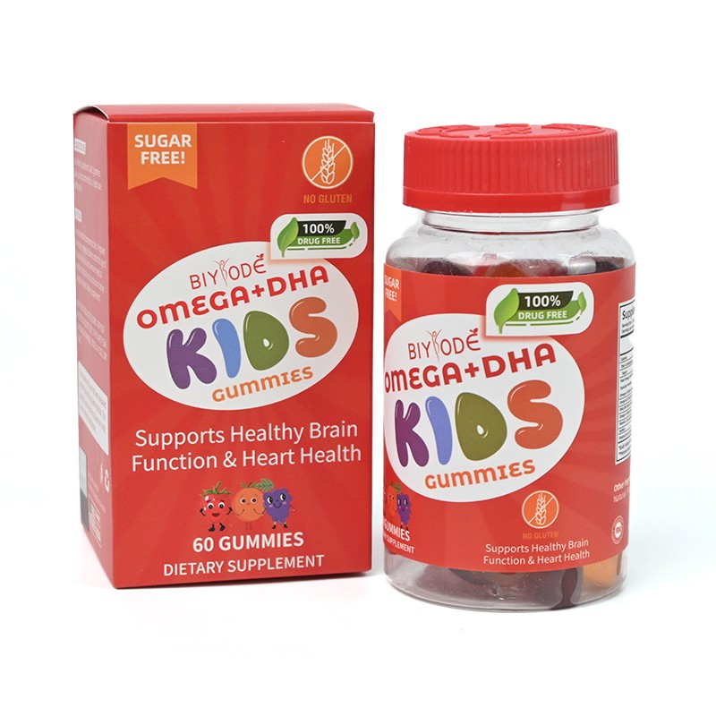 Omega + DHA Kids Gummies Sugar-Free Daily Support for Growing Minds