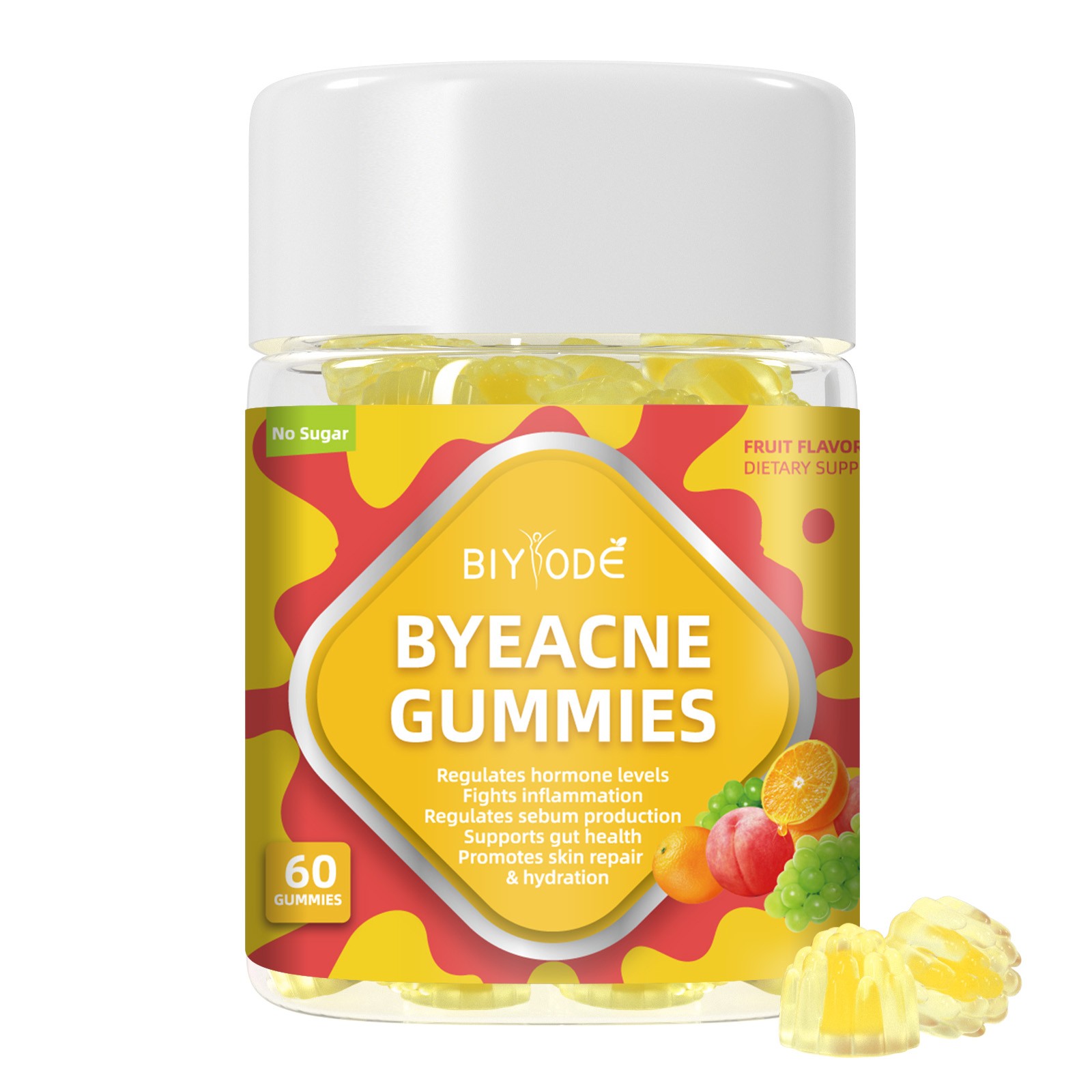 ByeAcne Gummies  Sugar-Free Daily Skin Support from Within