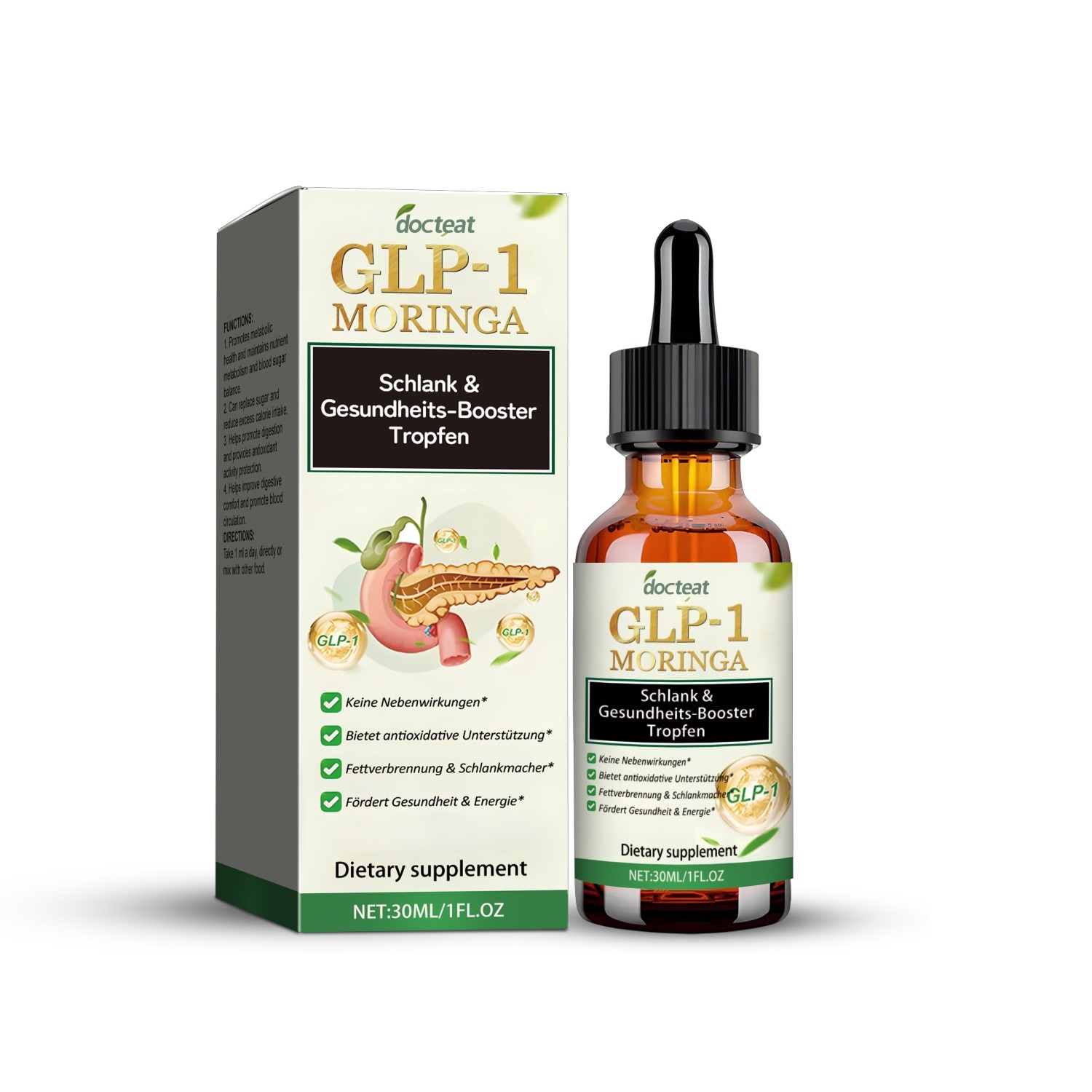 GLP-1 Moringa Drops  Slimming and Health-Boosting Support in a Convenient Liquid Formula