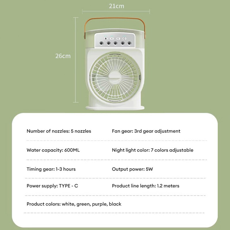 Portable Water Air Conditioner Fan