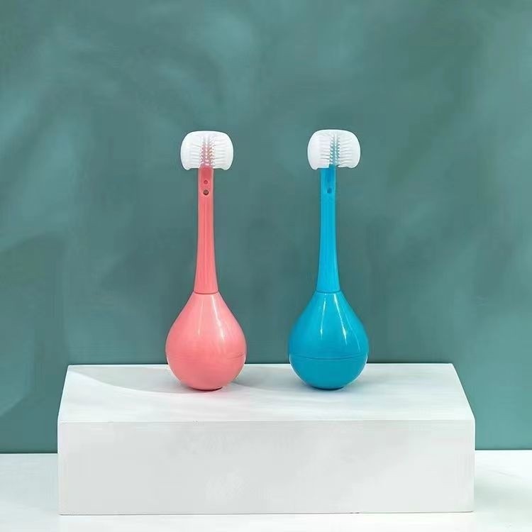 3D Children Three-Sided Toothbrush