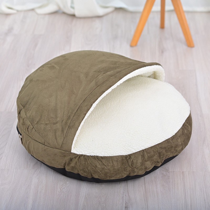 Cozy Dog Bed with Hood  Comfortable and Warm Sleeping Spot for Your Pet