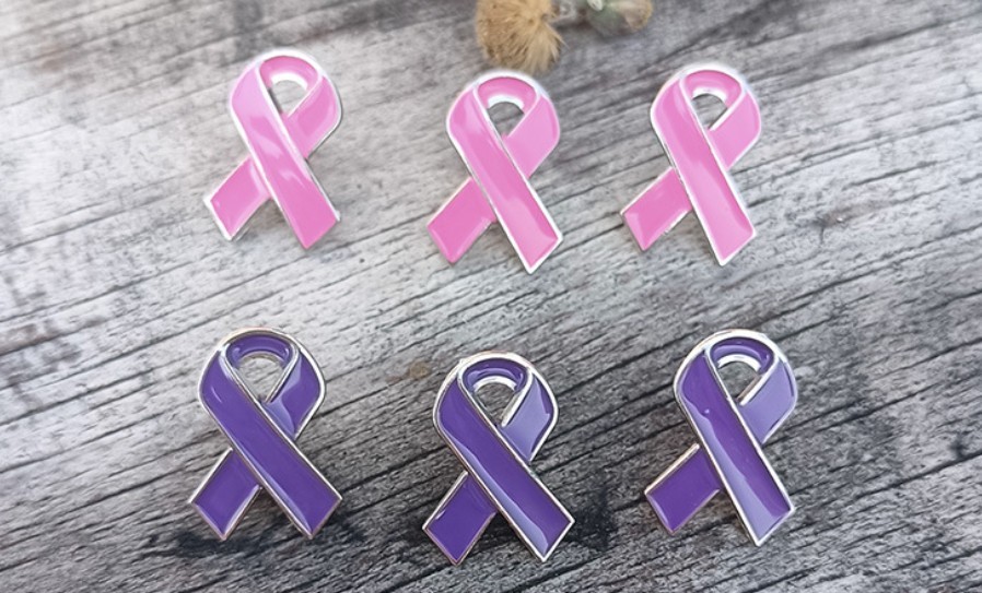 Cancer Awareness Ribbon Pins