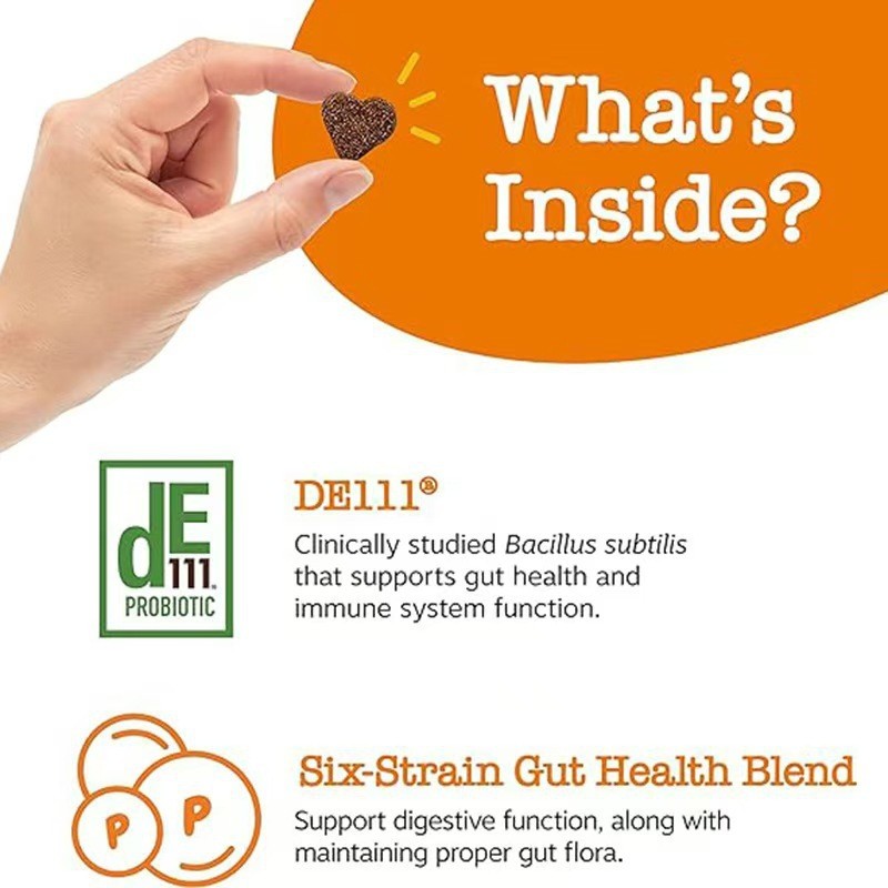 Probiotic Bites for Dogs  Daily Digestive & Gut Health Support