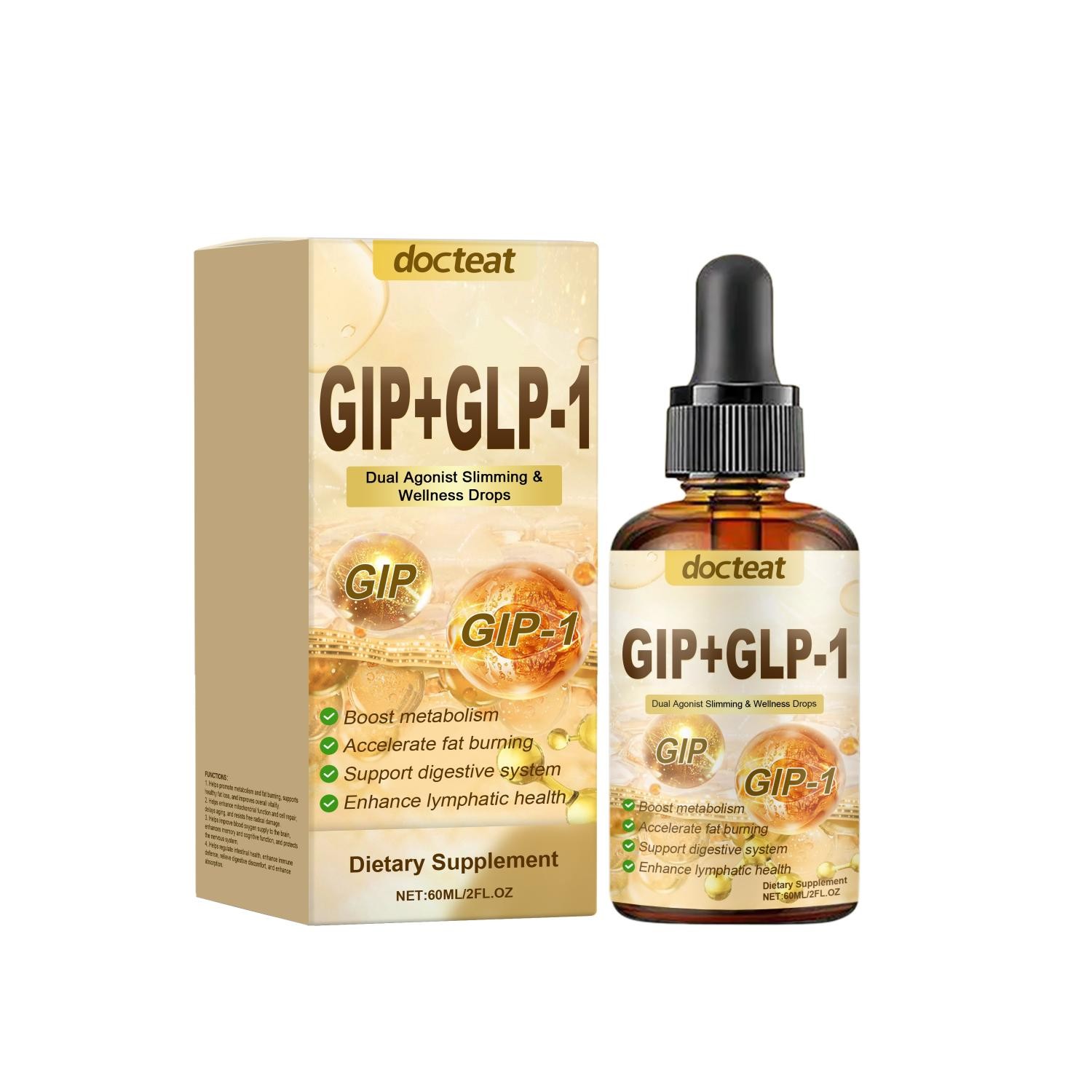 GIP + GLP-1 Dual Agonist Slimming & Wellness Drops