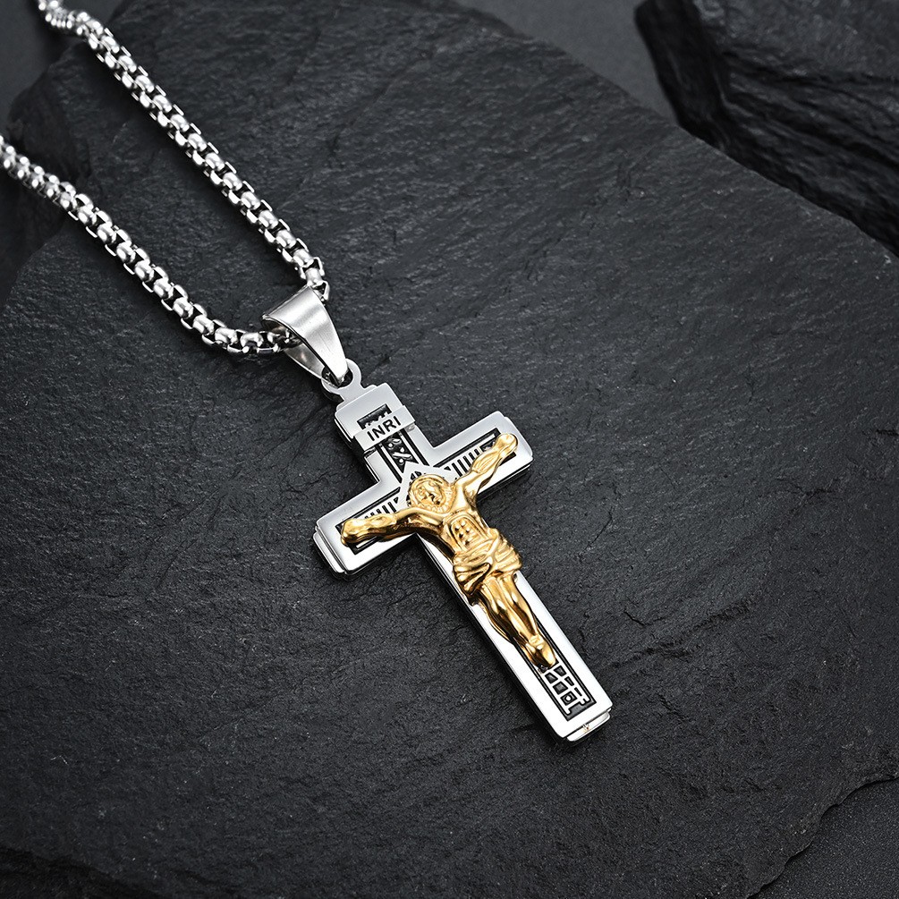 Fashionable Jesus Cross Necklace