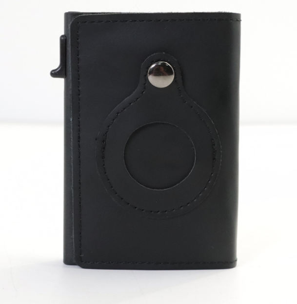 Leather Airtag Slim Wallet