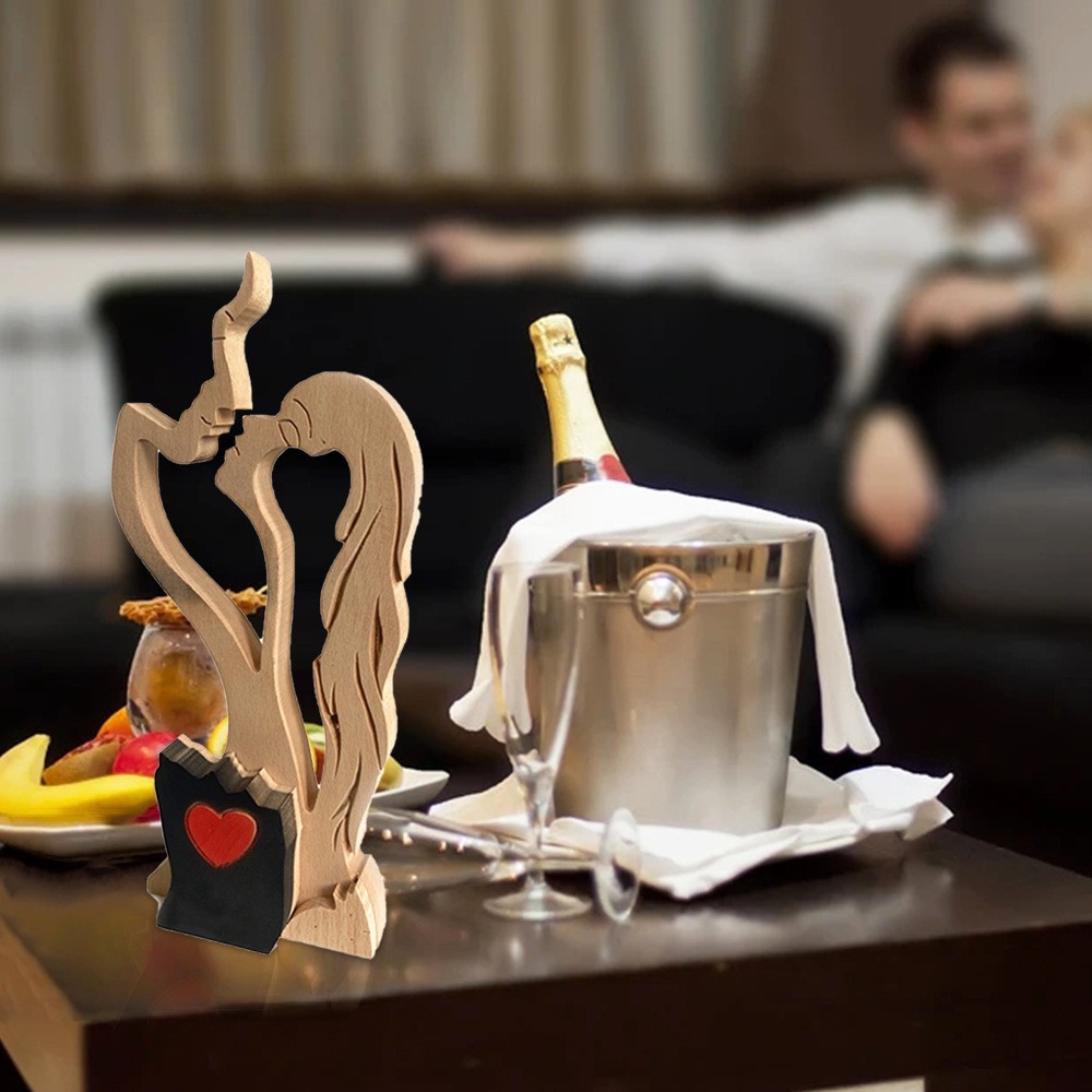 Love Eternal Wood Ornament