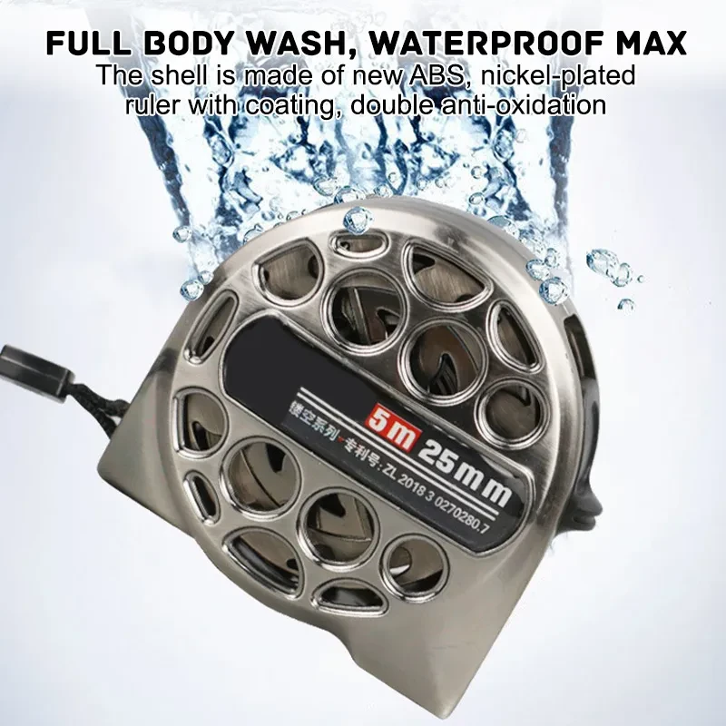 Carved Stainless Steel Measuring Tape  Waterproof Tape Measure