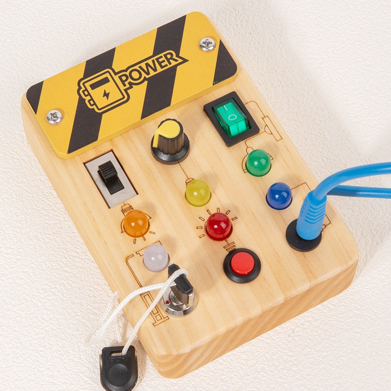 Montessori Wooden Switch Board