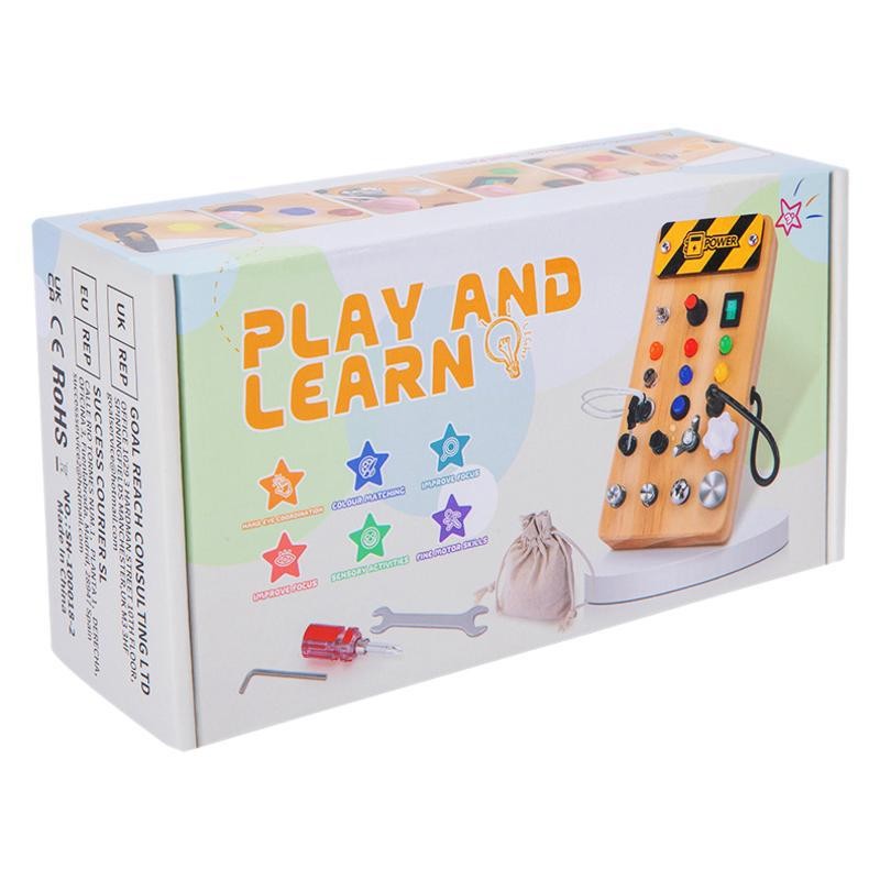 Montessori Wooden Switch Board