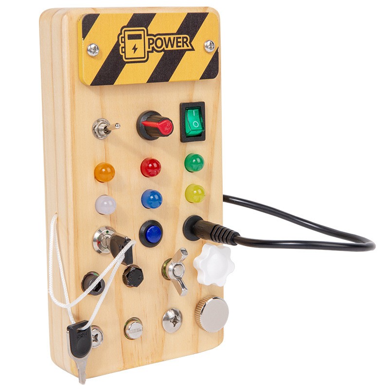 Montessori Wooden Switch Board