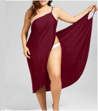 Womens Beach Wrap Dress Cover-up