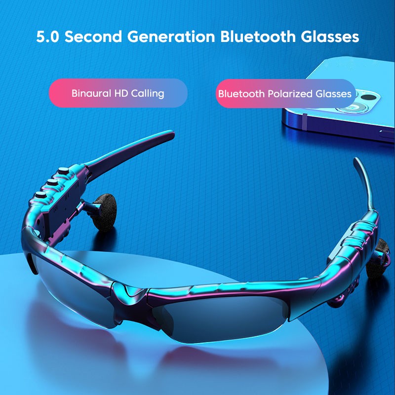 Smart Bluetooth Headset Polarized Sunglasses