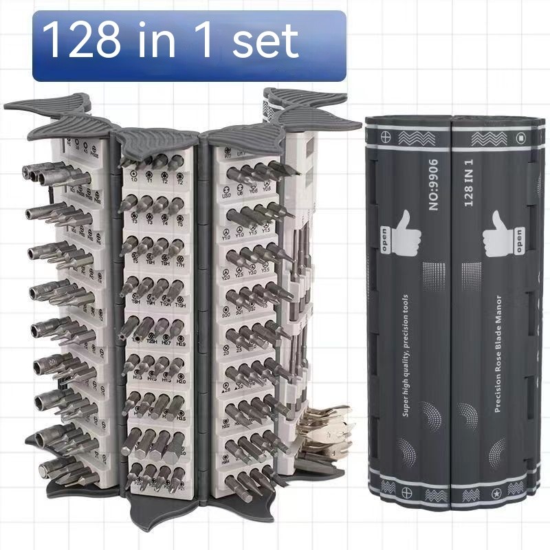 Multi-Functional 128 in 1 Magnetic Precision Screwdriver Set