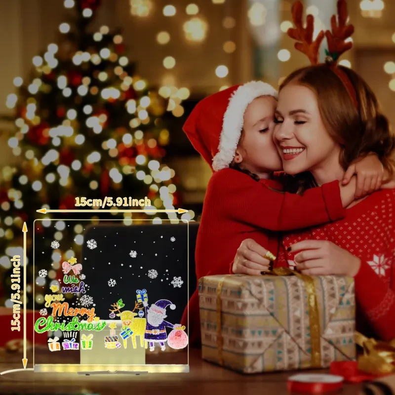 Creative Rewritable Acrylic LED Message Board