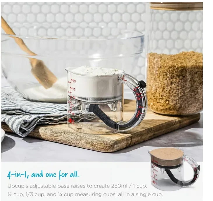 4-in-1 Adjustable Measuring Cup