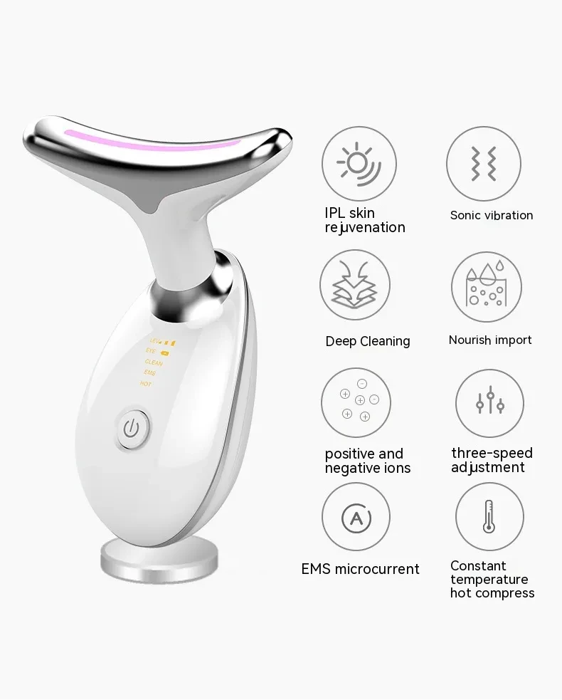 LED Face & Neck Lifting Massager