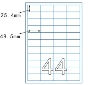 Coloured Labels for Printing