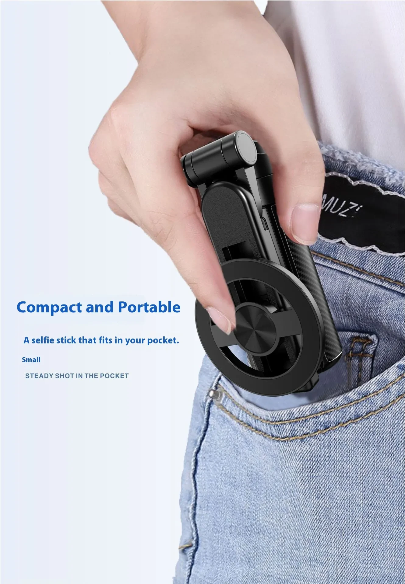 Clip Mini Selfie Stick