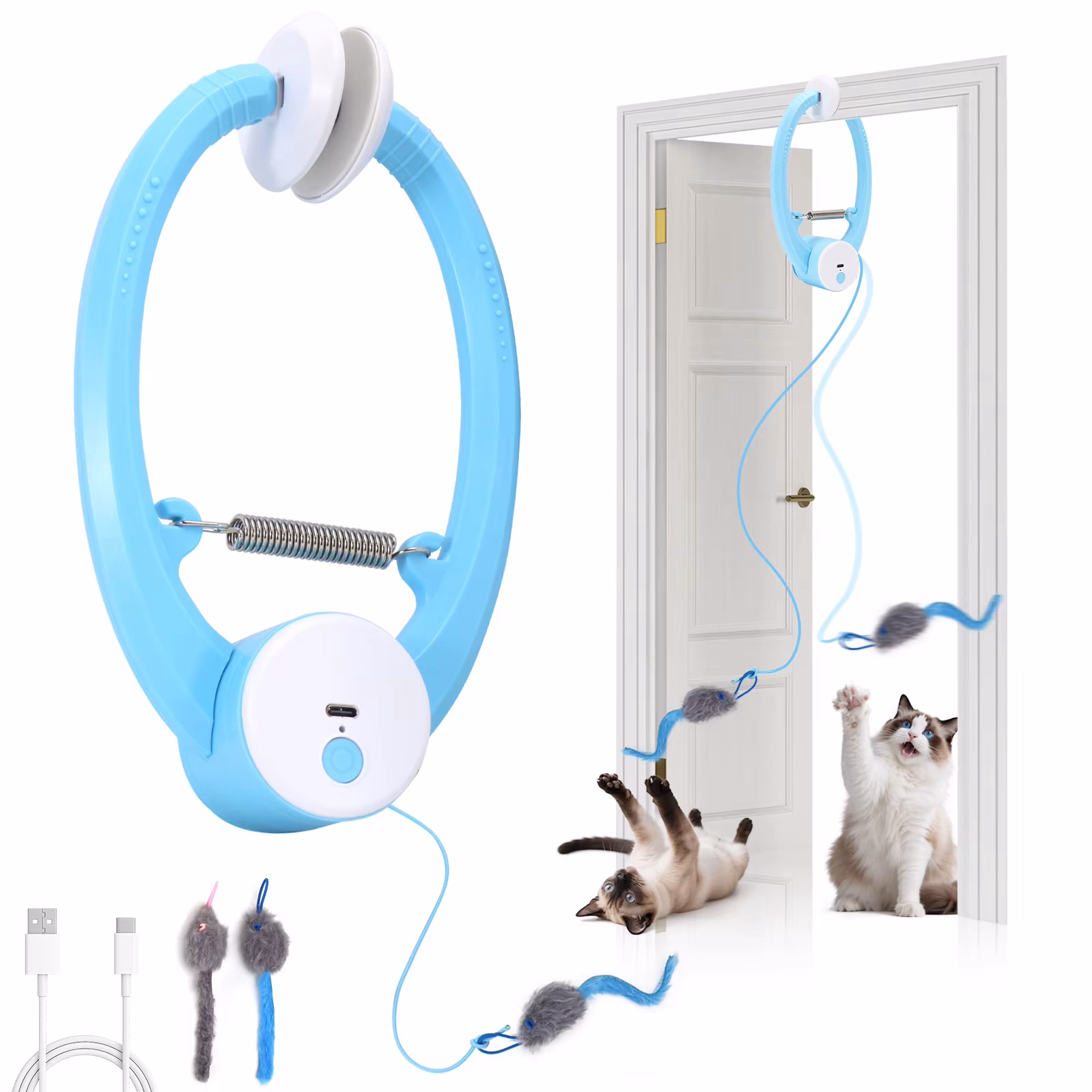 Electric Automatic Interactive Cat Toy