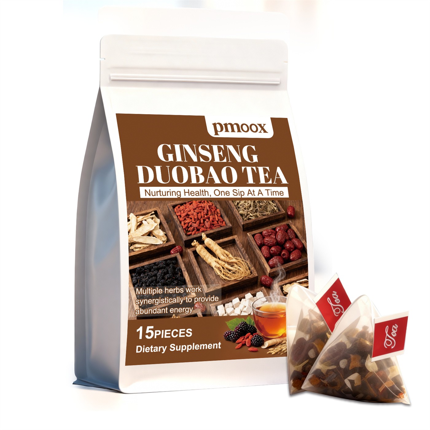 pmoox Ginseng Duobao Tea