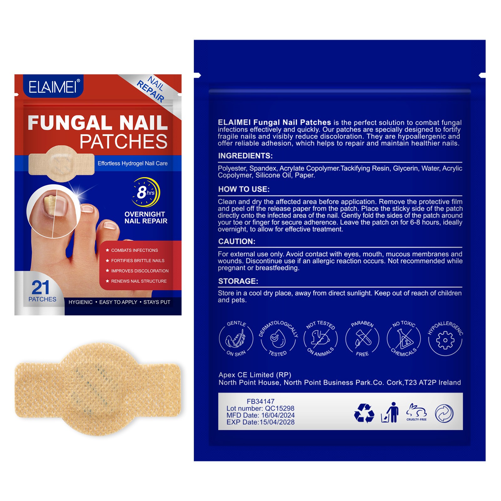 ELAIMEI Fungal Nail Patches