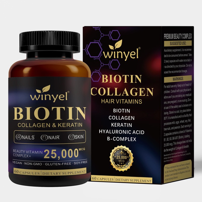 Winyel Biotin Collagen & Keratin Hair Vitamins
