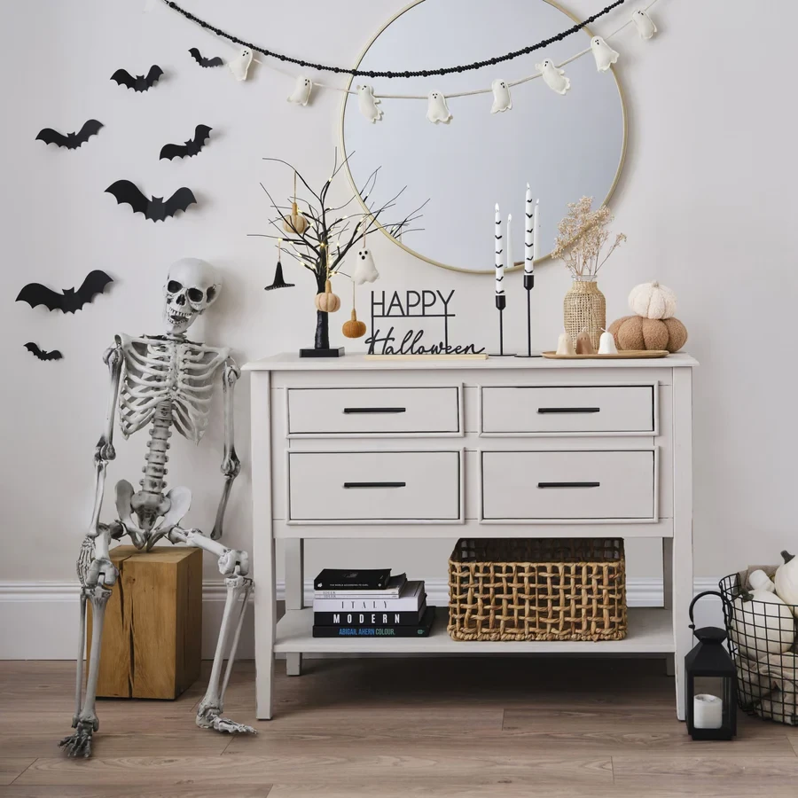 Halloween Felt Hanging Tree Decorations - Pumpkin Spice